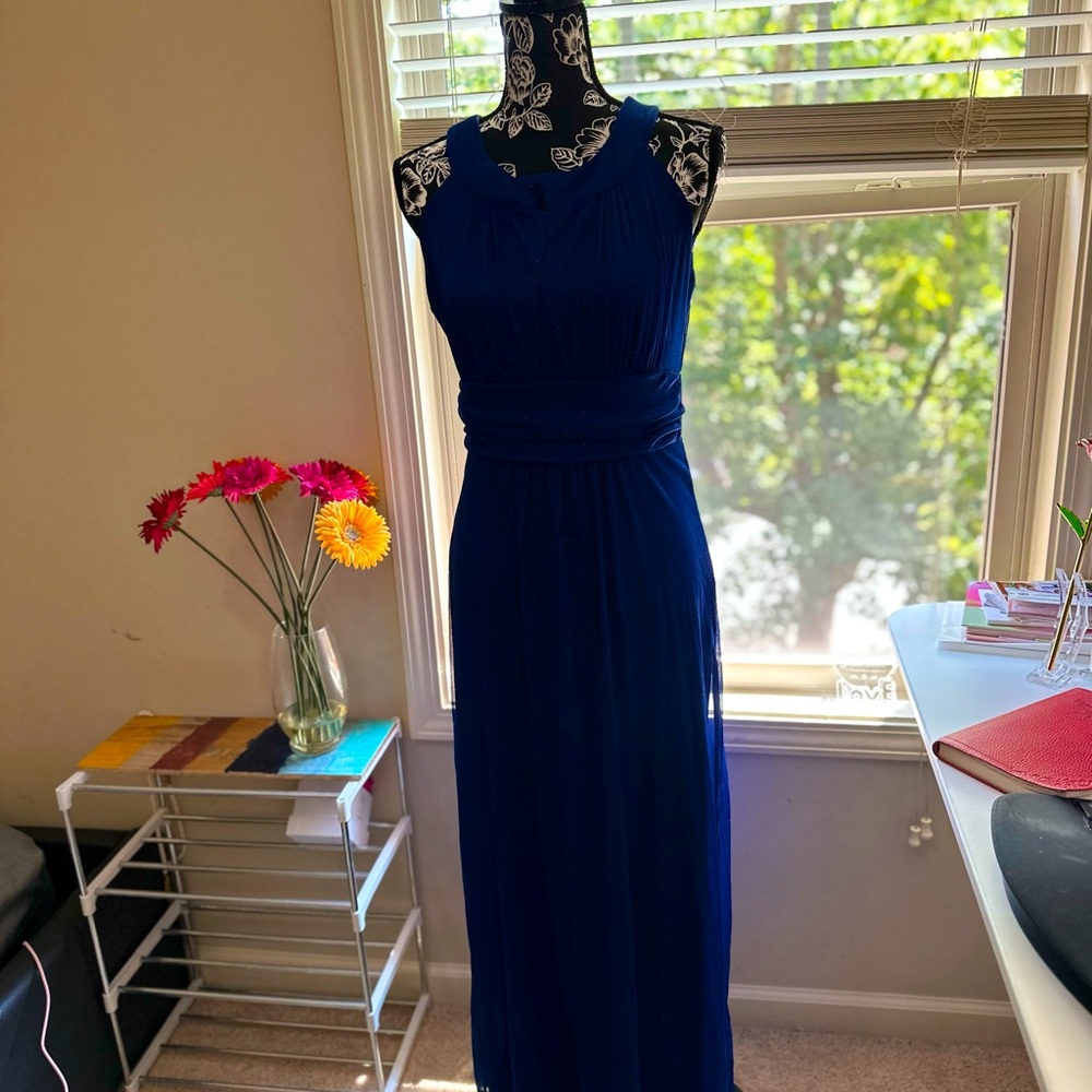 Blue Shimmer Gown